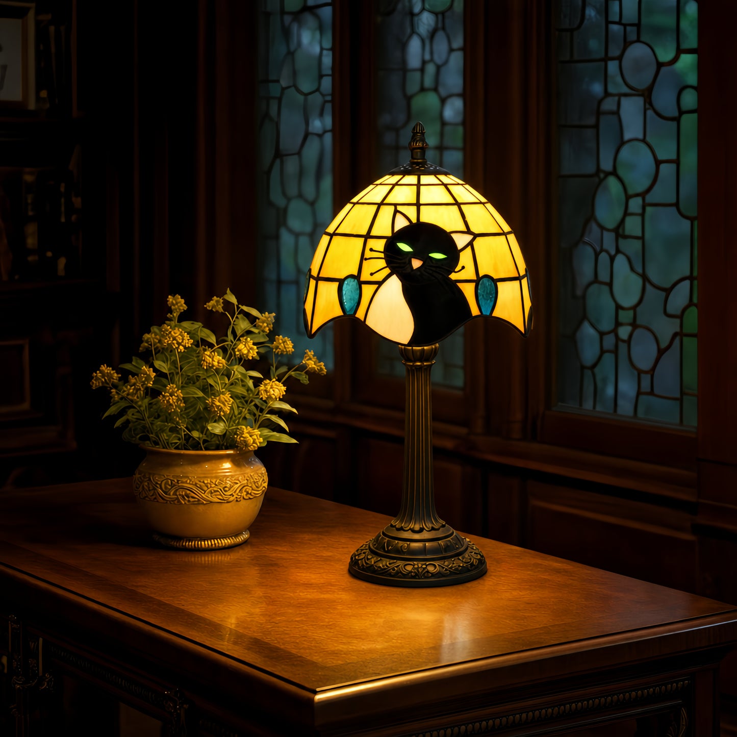 Grandpa Earl's Cat Lamps